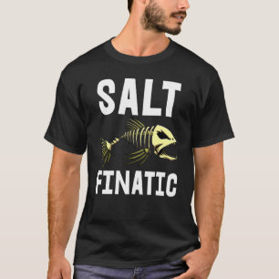 塩フィナティックTeeスケルトン魚の骨TeeシャープTee Tシャツ