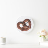 塩プレッツェル ラウンド壁時計 (ホーム)