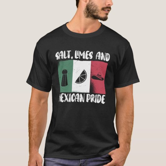 塩ライムとメキシコプライドメキシコフェスティバル株式会社 Tシャツ (正面)