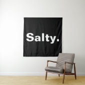 塩ワンワードミニマリズムデザイン タペストリー (インサイチュ)