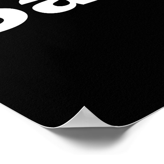 塩ワンワードミニマリズムデザイン ポスター (角)