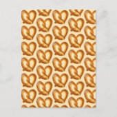 塩入りソフトプレッツェル ポストカード (正面)