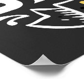 塩分ビーチ足 ポスター (角)