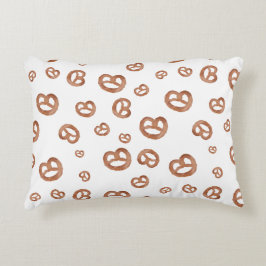 塩化軟水色プレッツェルパターン アクセントクッション