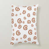 塩化軟水色プレッツェルパターン アクセントクッション (正面(垂直))