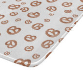 塩化軟水色プレッツェルパターン カッティングボード (角)