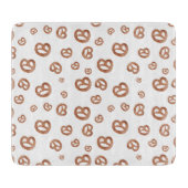 塩化軟水色プレッツェルパターン カッティングボード (正面)