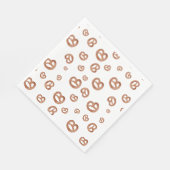 塩化軟水色プレッツェルパターン スタンダードランチョンナプキン (角)