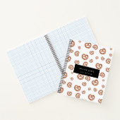 塩化軟水色プレッツェルパターン ノートブック (内部)