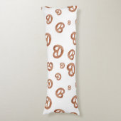 塩化軟水色プレッツェルパターン ボディピロー (正面縦)