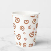 塩化軟水色プレッツェルパターン 紙コップ (裏面)