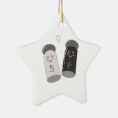 塩及びコショウ セラミックオーナメント (右)