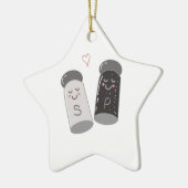 塩及びコショウ セラミックオーナメント (左)