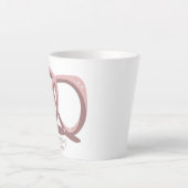 塩味のプレッツェルツイストの名前 カフェラテマグ (正面)