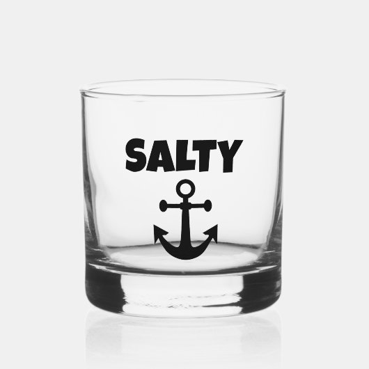 塩味航海のウイスキー眼鏡ガラス ウイスキーグラス (正面)