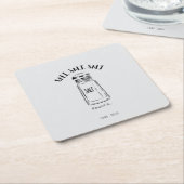 塩失ったの震え – それを好む スクエアペーパーコースター (アングル)