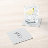 塩失ったの震え – それを好む スクエアペーパーコースター (インサイチュ)