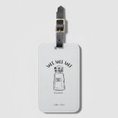 塩失ったの震え – それを好む ラゲッジタグ (正面縦)