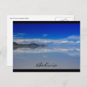 塩平原ボリビア ポストカード (正面/裏面)