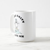 塩気があると氷が溶ける グレッチェン コーヒーマグカップ (正面左)