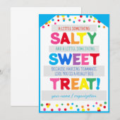 塩気と甘さのラベル, 塩気と甘いもの, T 招待状 (正面/裏面)
