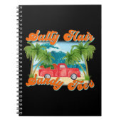 塩気のある髪、砂地のつま |トロピカルアイランド ノートブック (正面)