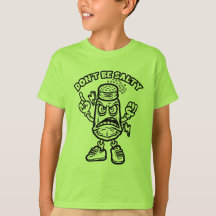 塩気を使うな、おもしろいイラストレーション