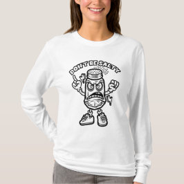 塩気を使うな、おもしろいイラストレーション Tシャツ