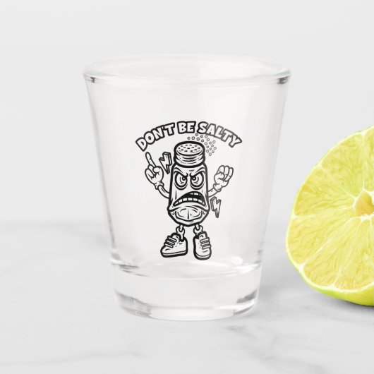 塩気を使うな ショットグラス (正面)