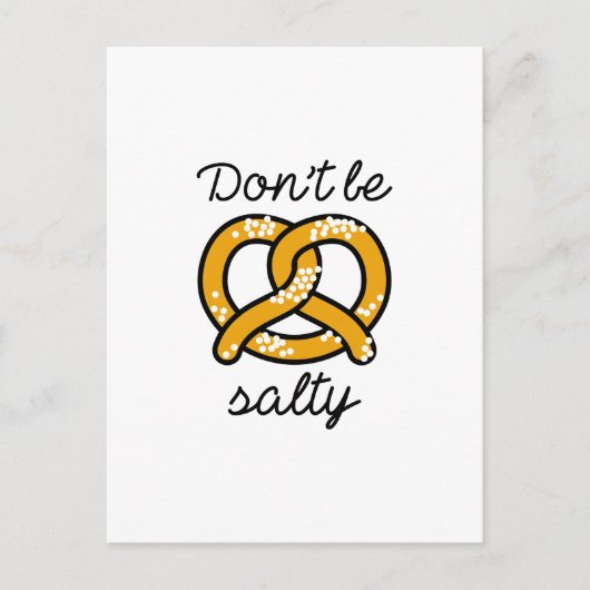 塩気を使うな ポストカード (正面)
