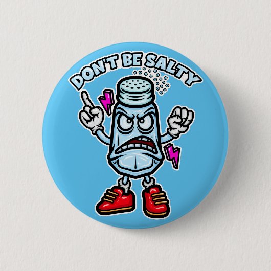 塩気を使うな 缶バッジ (正面)