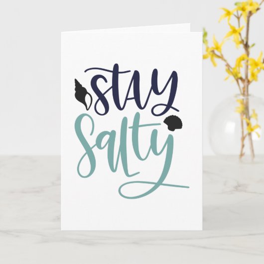 塩気を保つ カード (黄色い花)