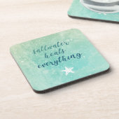 塩水が漏らさず冷める コースター (左側)