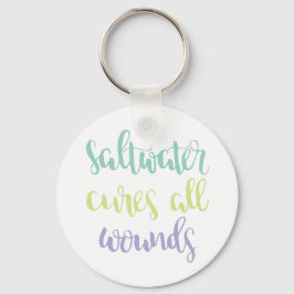 塩水すべての傷キーチェーンを切断 キーホルダー