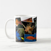 塩水のアクアリウムの魚のマグ- 11oz コーヒーマグカップ (左)
