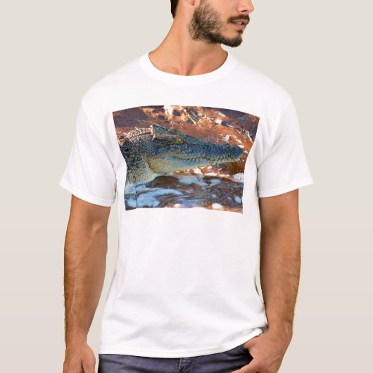 塩水のワニ Tシャツ (正面)