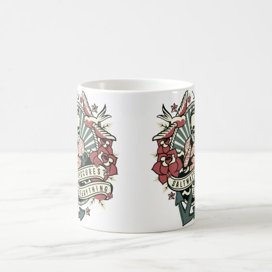 塩水の治療はすべて思想家を入れ墨しました コーヒーマグカップ (中央)