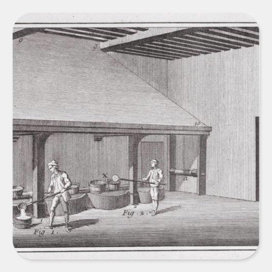 塩水の精製 スクエアシール (正面)