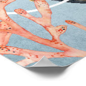 塩水カラタコといかりシーライフビーチ ポスター (角)