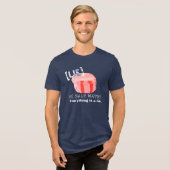 塩水タフィーは嘘です トライブレンドＴシャツ (正面全面)
