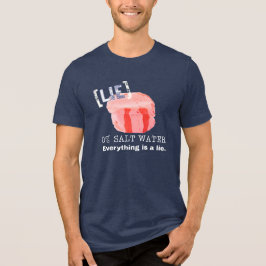 塩水タフィーは嘘です トライブレンドＴシャツ