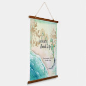 塩水ビーチライフ 吊り下げ型タペストリー (傾斜あり)
