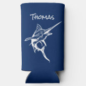 塩水メカジキ航海のクーラーボックス スリム缶クーラー (裏面)