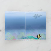 塩水リーフ水族館フィッシュクリスマスカード シーズンカード (内部)