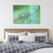 塩水ワニ キャンバスプリント (インサイチュ (寝室))