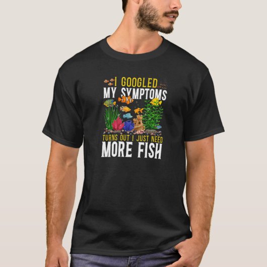 塩水族館Googleで症状を調べてみた Tシャツ (正面)