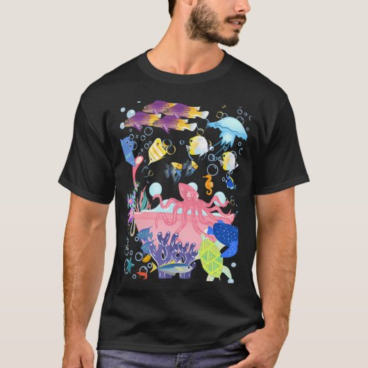 塩水浴タイム Tシャツ (正面)
