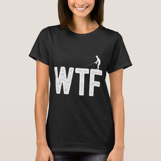 塩水深海釣り好き釣り人フィッシャーマン Tシャツ (正面)