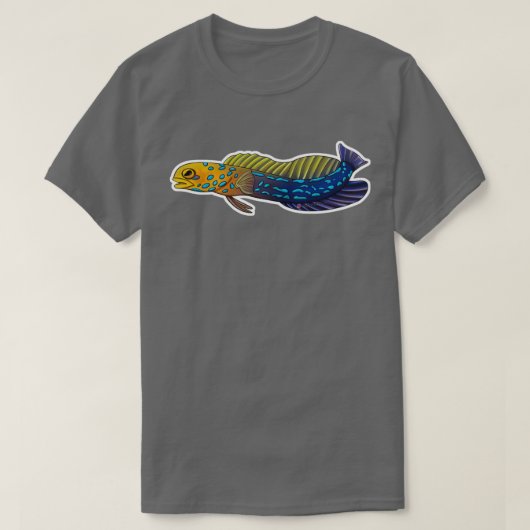 塩水魚 Tシャツ (デザイン正面)