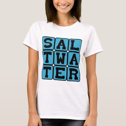 塩水,海水 Tシャツ (正面)